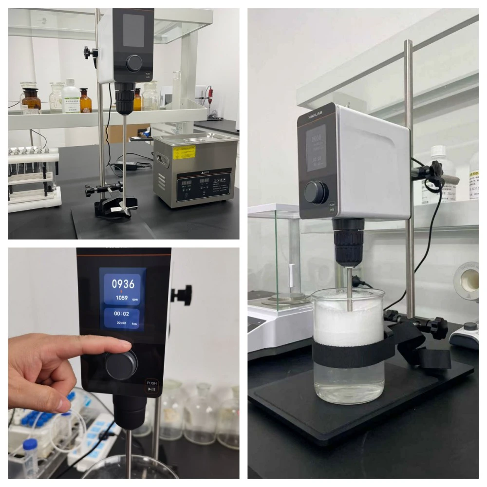 Laboratory Electric Stirrer-Customer Photos1 Laboratory Electric Stirrer-Customer Photos1