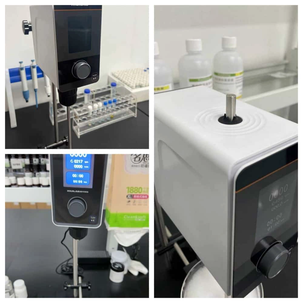 Laboratory Electric Stirrer-Customer Photos2 Laboratory Electric Stirrer-Customer Photos2