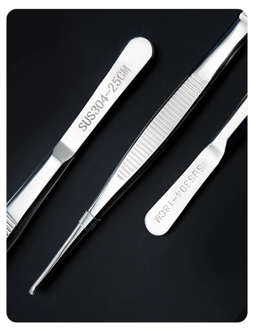 304 Stainless Steel Tweezers3 304 Stainless Steel Tweezers3