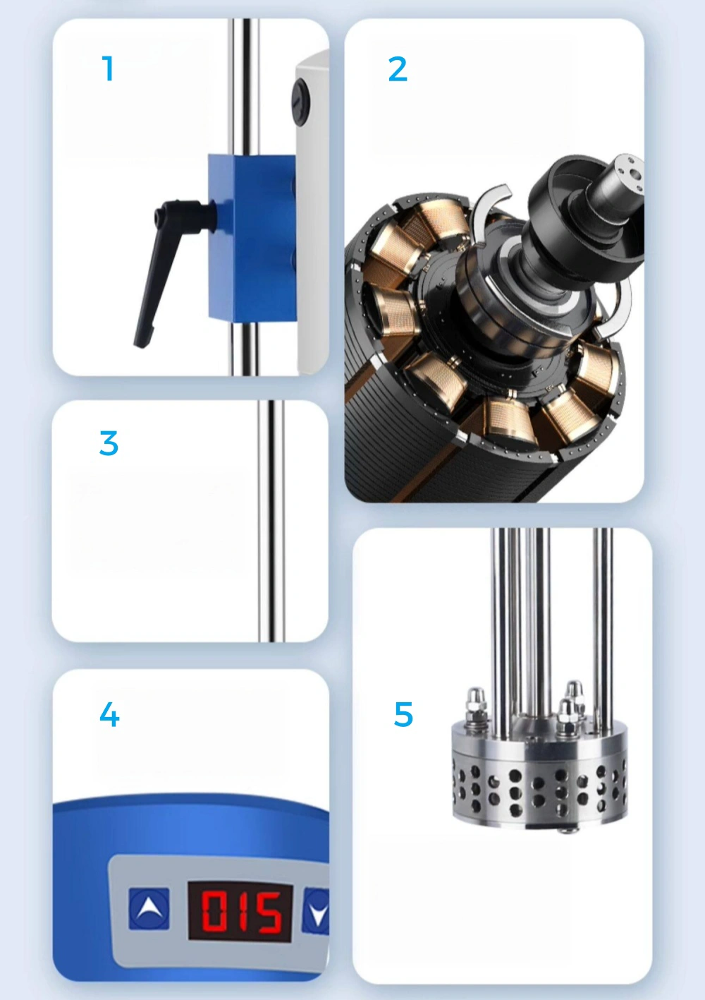 Laboratory High-Speed Homogenizer-Details 2 Laboratory High-Speed Homogenizer-Details 2