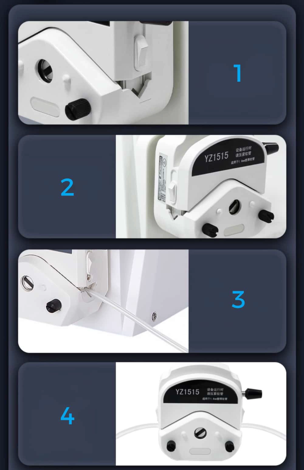 Laboratory peristaltic pump-detail Laboratory peristaltic pump-detail
