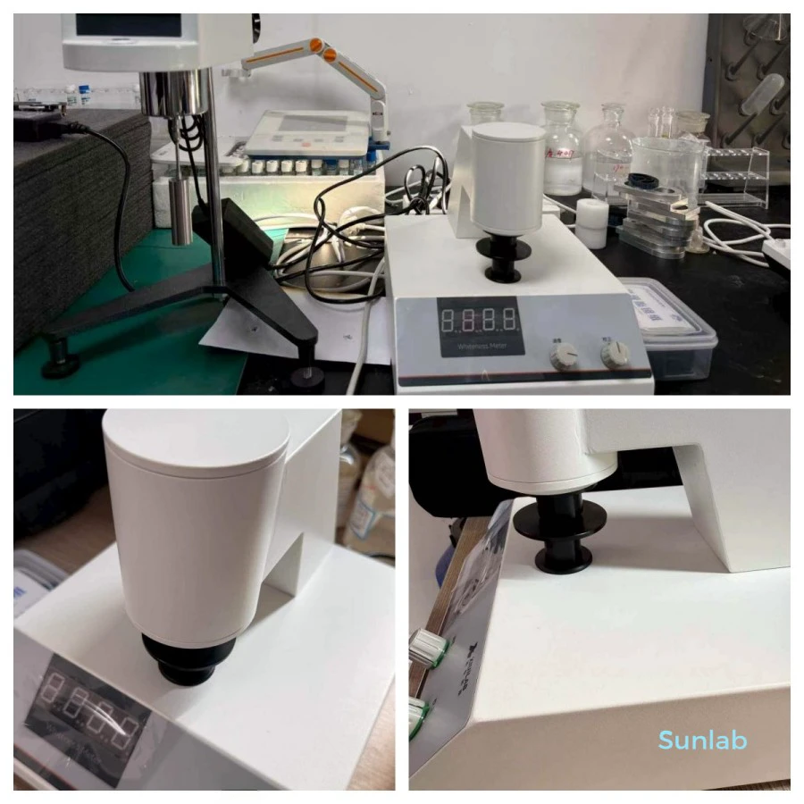 Laboratory digital whiteness meter-Customer Photos1