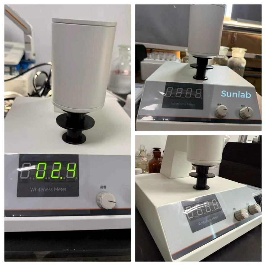 Laboratory digital whiteness meter-Customer Photos