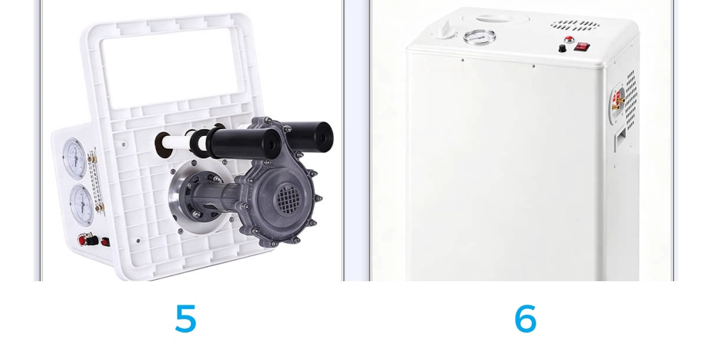 PTFE + PP anti-corrosion material, pump head is 304 stainless steel PTFE + PP anti-corrosion material, pump head is 304 stainless steel