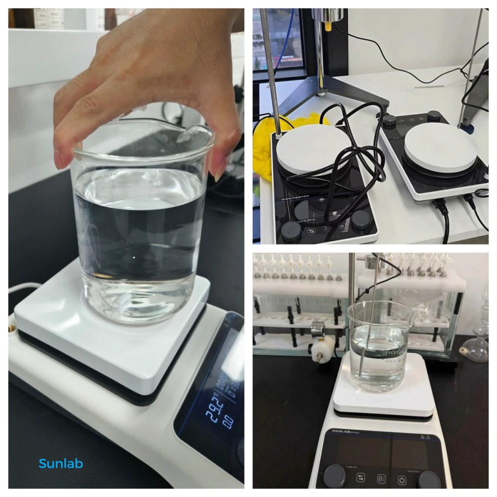 Laboratory magnetic hotplate stirrer-Application Photos2