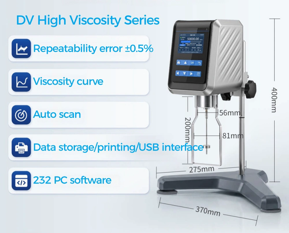 Laboratory Digital viscosity measurement instruments-DV High Viscosity Series