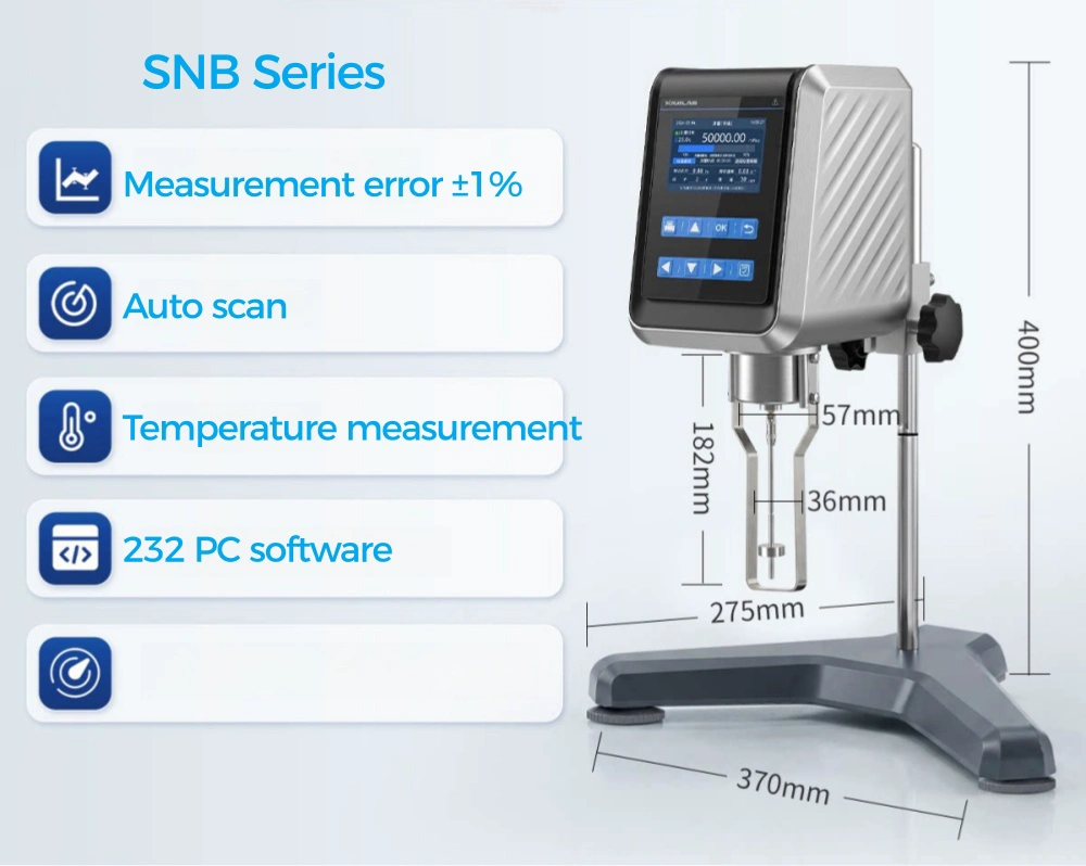 viscosity measurement instruments-dimensioning