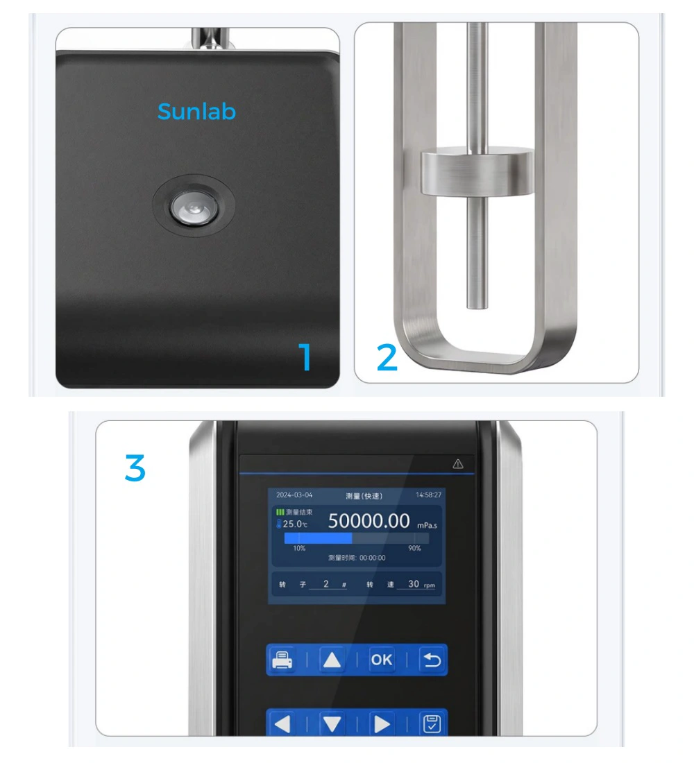 Rotor details in Lab Digital viscosity measurement instruments