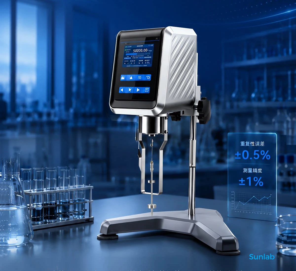 Lab Digital Rotational Viscometer