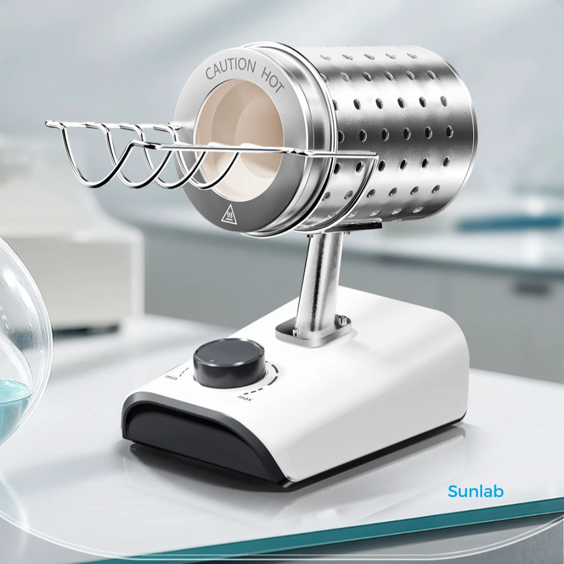 Lab Infrared Inoculating Loop Sterilizer on the laboratory table
