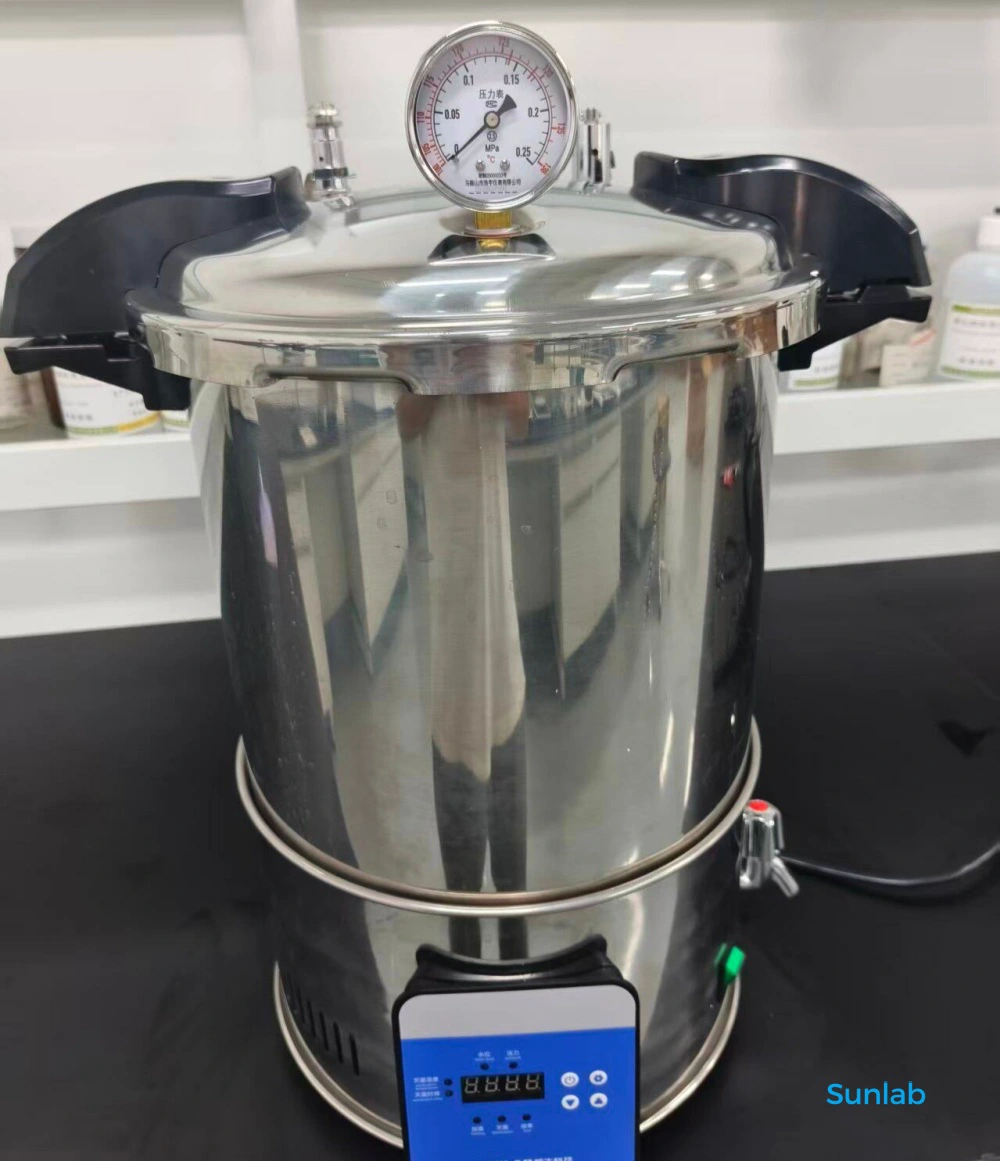 Laboratory portable autoclave