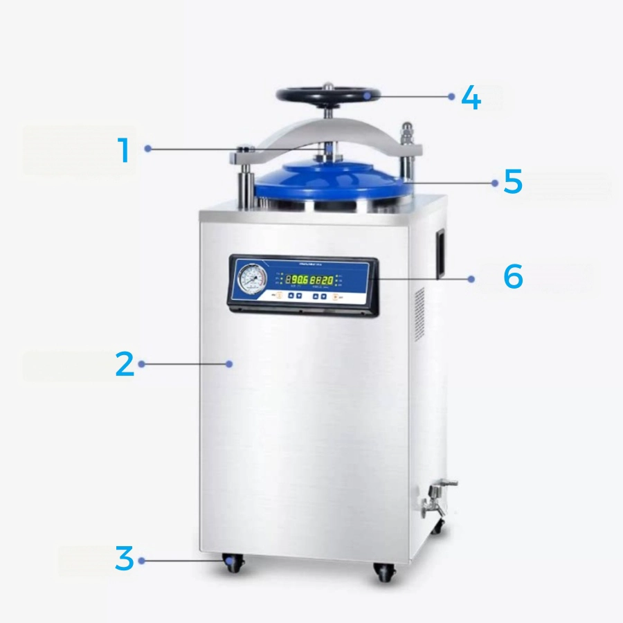 laboratory vertical autoclave-product details